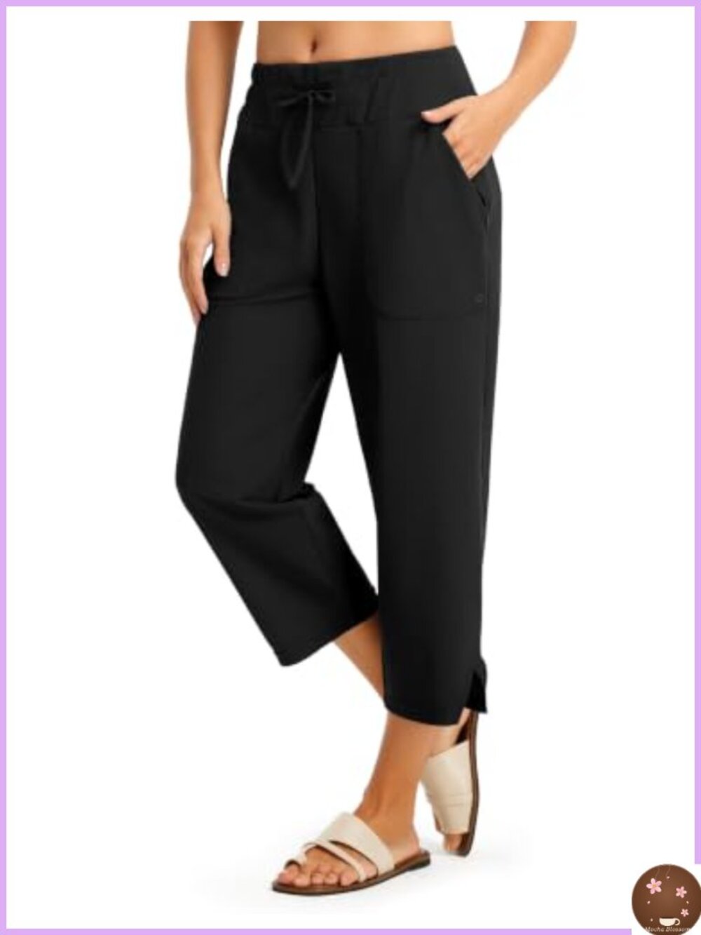 UPF 50+ Swim Capris 21" with Zip Pockets